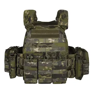YAKEDA 2023 New Arrival Waterproof Hunting Camouflage molle Chaleco Tactico MOLLE Plate Carrier Tactical Vest