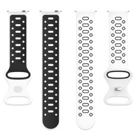 Correa de Silicona Deportiva Clásica de Repuesto para Reloj Inteligente Samsung Galaxy Watch 4 GTR Bip de 46 mm, Correa Ajustable