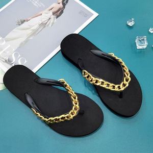 Sandalias de Plataforma con Punta Abierta y Brillantina para Mujer, Verano 2025, Moda para Exteriores, con Cadena, para Playa, Suela de TPU Antideslizante - Product Image 2