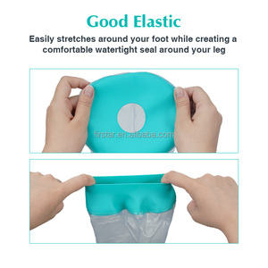 FIRSTAR Housse <span class=keywords><strong>de</strong></span> protection imperméable pour genouillère adulte – Protection pour la douche et le bain des plaies - Product Image 4
