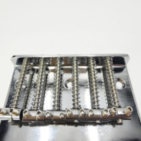 Pont de guitare électrique TL 6 cordes avec plaque de tension et 6 chevilles d'accordage Or Argent Noir Accessoire de guitare Pièces de guitare