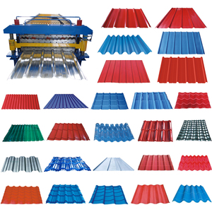 Doppelschicht-Eisenblech herstellungs maschine <span class=keywords><strong>840</strong></span> Dach platte Trapez glasierte Ziegeldach walzen form maschine - Product Image 2