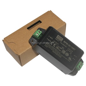 Fuente de Alimentación Médica de Alta Confiabilidad de 30W, Autorizada por Meanwell, MPM-30-15 15V 2A, Fuente de Alimentación Conmutada Verde Médica Encapsulada - Product Image 4