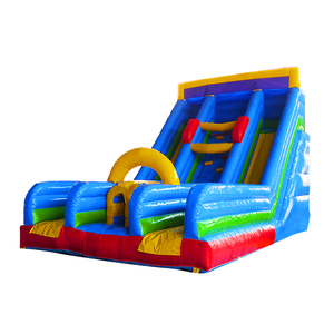 Inflatable lâu đài màu xanh bouncy lâu đài Inflatable bán giá thấp nam và nữ người sử dụng bên trong và bên ngoài chất lượng cao PVC - Product Image 1