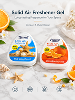 Gel parfumé solide, diffuseur d'ambiance longue durée, gel neutralisateur d'odeurs pour la maison, la salle de bain, le bureau