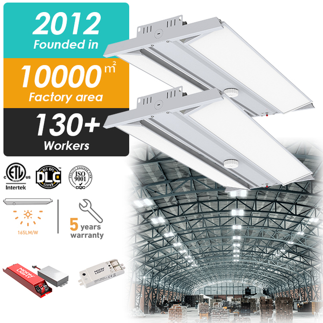 150W LED High Bay Light 21000 Lumens Commercial Industrial Fixture for Warehouse Garage and Gym Lighting