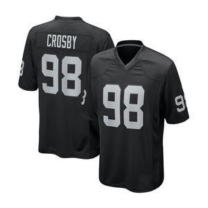 2025 Heren 98 Maxx Crosby <span class=keywords><strong>2</strong></span> Ashton Jeanty 34 Bo Jackson 83 Darren Waller 24 Charles Woodson Las Vegas Gestikte Voetbalshirts - Product Image 2
