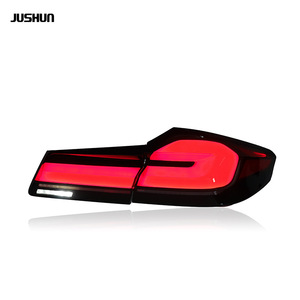 Jushun <b>Led</b> Tail <b>Lights</b> For Bmw 5 Series G30 2018 2020 Black White Lci Upgrade - Product Image 3