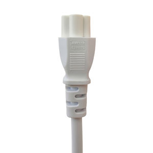 Especificación británica 1M Cable de alimentación blanco Plum Tail 3 enchufes UK/<span class=keywords><strong>Commonwealth</strong></span> Travel Laptop Impresoras Cargador Electrodomésticos - Product Image 4