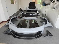 Kit carrosserie en fibre de carbone amélioré pour Porsche 911 992 GT3RS, pare-chocs avant, pare-chocs arrière, aileron, diffuseur arrière, ailes latérales
