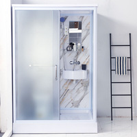 Salle de douche complète portable de luxe tout-en-un préfabriqué mobile intégré modulaire conteneur maison salle de bain Pod