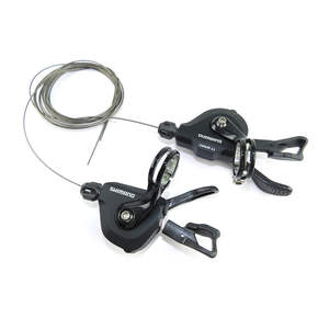 Leviers de changement de vitesse Shimano <span class=keywords><strong>RS700</strong></span> SL-<span class=keywords><strong>RS700</strong></span> 2x11 vitesses pour vélo de route à guidon plat, en aluminium noir, côté droit et gauche, 12 vitesses VTT - Product Image 1