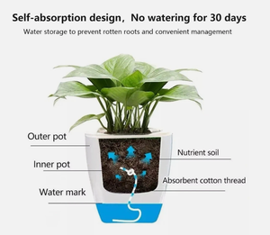 Hydroponic Plant Pot Self Watering <b>Planter</b> Flower - Product Image 6