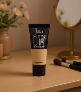 Poudre de maquillage Jloz, ton moyen, contrôle du sébum, tous types de peaux, fond de teint pour le visage féminin - Product Image 2