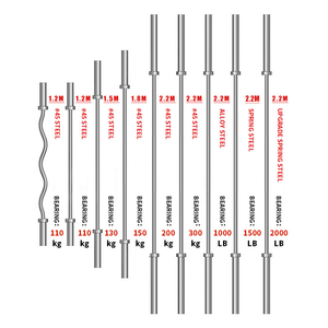 TOPTONS Peralatan Kebugaran Gym Kustomisasi, Barbell Bar untuk Angkat Beban dan Latihan - Product Image 6