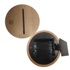 새로운 3d <span class=keywords><strong>led</strong></span> 터치 센서베이스 <span class=keywords><strong>3AA</strong></span> 배터리 전원 나무베이스 둥근 상단 USB <span class=keywords><strong>LED</strong></span> 램프 - Product Image 1