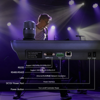 Cámara de Seguimiento Automático con IA 4K, 3 Piezas, Zoom 20x, Cámara PTZ para Conferencias con Controlador de Teclado KB300PRO y Pantalla LCD de 7''
