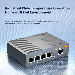 Commutateur Ethernet industriel 5 ports à prix d'usine, Gigabit complet, OEM/ODM, compact, MINI, 10/100/1000 Mbps - Product Image 3