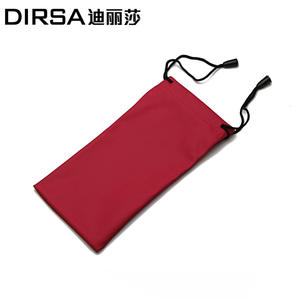 Dirsa Étui à lunettes de soleil en microfibre, rectangulaire, étanche, portable, couleur unie, 3-5,9 pouces, monture noire - Product Image 5