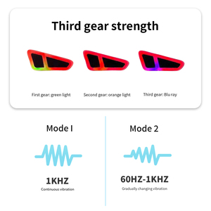 Appareil de soin des yeux électrique pliable 3D à lumière rouge, lunettes de massage oculaire à micro-courant pour éliminer les cernes et les poches - Product Image 5