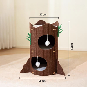 High Density Soundproof Cat Cave, Washable Acoustic Felt Cat <b>Bed</b> Customizable for Apartment & Pet Grooming Salon - Product Image 5