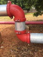 Raccords de sprinklers anti-incendie homologués FM UL, raccords rigides et flexibles, raccords en T, coudes, réducteurs, raccords en fonte ductile pour la lutte contre l'incendie