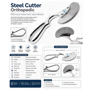 Al Mida Healthcare Surgical <b>Bone</b> <b>Saw</b> Manual Stainless Steel General Surgery Tool Class II CE Certified AMHC-R-223 ISO13485 - Product Image 6