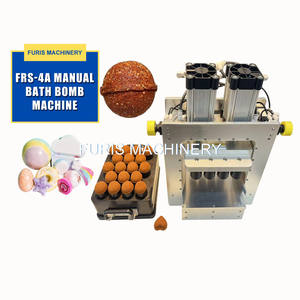 Nouvelle conception d'usine : Machine de pressage pneumatique CNC pour mini-savons de bain et sels, idéale pour la fabrication de bombes de bain et de boules de sel, machine de moulage et de poinçonnage. - Product Image 2