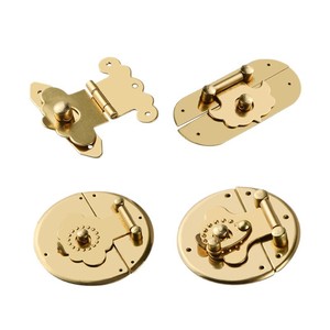 Cerradura de latón estilo chino Dingcheng, herrajes retro para cajas de joyería de madera y cerraduras de muebles - Product Image 2