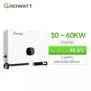 60kw 80kw 100kw Solar Inverter Price Growatt Mac 30-60ktl3-x Lv Series On Grid Grid Solar Power Inverter