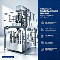 Machine d'emballage automatique rotative pour sachets préformés, pour granulés solides, noix, aliments pour animaux, détergent liquide, emballage de sachets de savon liquide