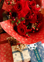 Nouveau papier d'emballage pour bouquets de Noël, papier d'emballage kraft pour anniversaire, décorations de Noël style vintage