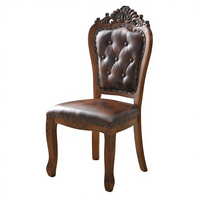 Style européen et américain, simili cuir brun foncé avec coussin moelleux (éponge en mousse de densité moyenne) pour la maison, l'hôtel et les salles de conférence