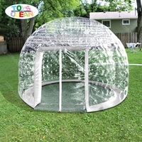 Nouvelle tente à bulles gonflable pour bain à remous Tente à dôme à bulles Tente de camping transparente en cristal gonflable ronde
