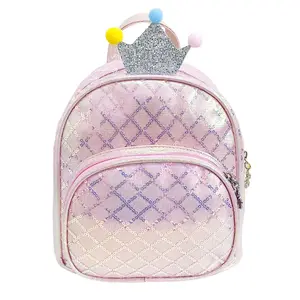 New Fashion Children's Schoolbag Princess Backpack Cute Sequin Kid's Small School Bag for Student