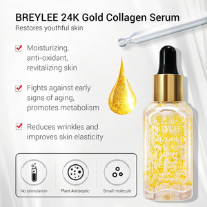 BREYLEE เซรั่มบำรุงผิวหน้าสูตรคอลลาเจนผสมทองคำ 24K ลดเลือนริ้วรอย ต่อต้านริ้วรอยแห่งวัย ฟื้นฟูผิว - Product Image 3