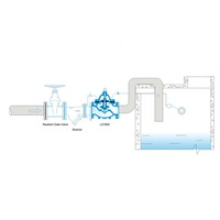 Vanne à flotteur électrique LZ106X OEM en fonte ductile à extrémités à bride pour réservoir d'eau