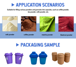 Machine d'emballage automatique pour capsules de café moulu instantané de qualité alimentaire avec remplissage, scellage et bouchage - Product Image 3