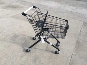 Carrito <span class=keywords><strong>de</strong></span> Compras Plegable DIKA TROLLEY 180L con Superficie Galvanizada, Ruedas <span class=keywords><strong>de</strong></span> PU y Asiento para Bebé - Origen Jiangsu - Product Image 1