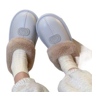 <span class=keywords><strong>Zapatillas</strong></span> impermeables lindos hombres y mujeres suela gruesa antideslizante invierno cálido felpa <span class=keywords><strong>en</strong></span> <span class=keywords><strong>casa</strong></span> se puede usar afuera - Product Image 5