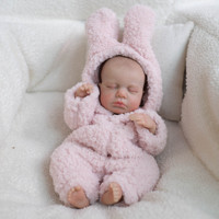 Nouvelles petites poupées reborn en silicone 100% silicone de 30 cm, jouets réalistes pour bébés, poupées reborn en silicone souple pour tout le corps
