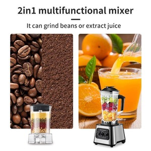 Biểu Tượng Tùy Chỉnh 1600W 2.5L Công Suất 2 Trong 1 Lòng Ice Mixed Smoothie Máy Xay Sinh Tố Máy Trộn Máy Nhiệm Vụ Nặng Nề Máy Xay Sinh Tố Cho Nhà Bếp - Product Image 2