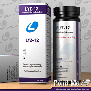 Kit de test rapide vétérinaire chinois, bandelettes de test rapide de microalbumine urinaire à <span class=keywords><strong>12</strong></span> paramètres, instruments d'analyse clinique - Product Image 3