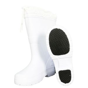 Bottes chaudes doublées en polaire Eva, bottes de pluie épaisses imperméables, légères, antidérapantes, de qualité alimentaire, unisexes, bottes d'hiver pour la neige - Product Image 2