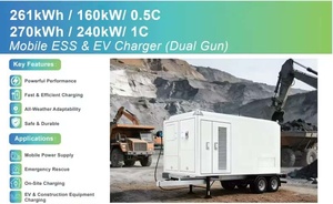 Système de charge solaire portable 106 kWh 80 kW 1C, système de stockage d'énergie pour le sauvetage des véhicules avec CE/FCC/ISO - Product Image 6