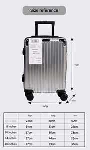 Bagage <span class=keywords><strong>de</strong></span> voyage en PVC durable-<span class=keywords><strong>Valise</strong></span> légère et étanche avec roues pivotantes pour hommes et femmes - Product Image 6