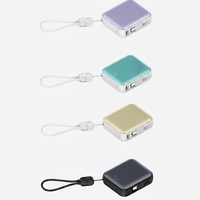 Mini chargeur portable compact à charge rapide 10000mAh grande capacité avec câble intégré et écran LED numérique