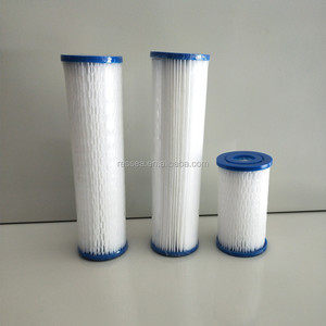 Filtro de agua de sedimento lavable plisado PP azul grande 10X4,<span class=keywords><strong>5</strong></span> '', 20X4,<span class=keywords><strong>5</strong></span> pulgadas para tratamiento de agua - Product Image 4