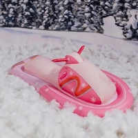 Offre Spéciale d'hiver conception unique gonflé ski neige vélo rose snowmotor bateau gonflable traîneau épaissi extérieur unisexe
