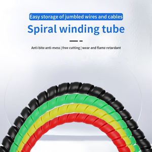 Vente directe d'usine HRS série PP <span class=keywords><strong>gaine</strong></span> de protection en spirale manchon de protection de câble pour la gestion des câbles - Product Image 2
